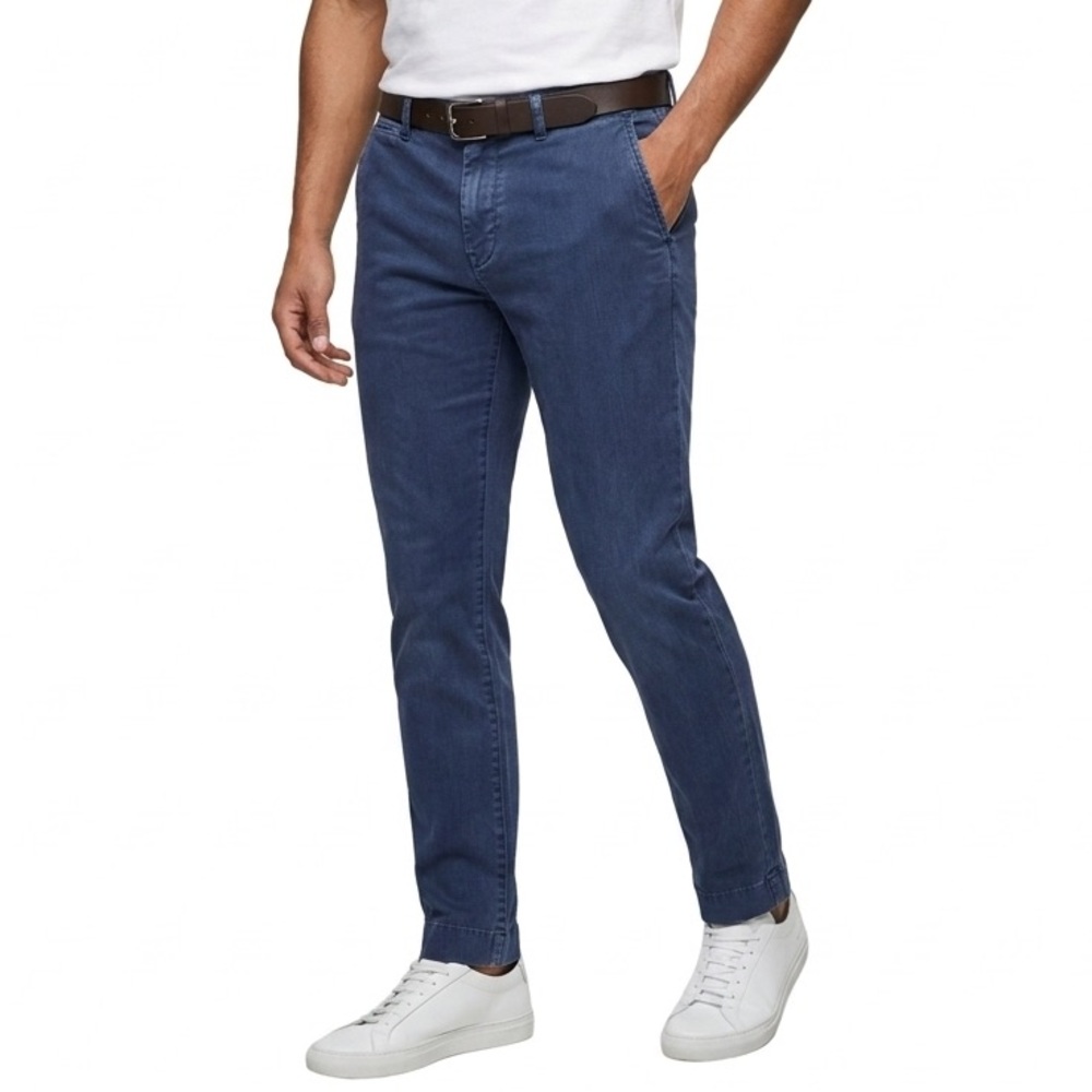 J.Crew Bowery Slim‎ Stretch Chino Pants Blue Men’s 30x32 Cotton Elastane